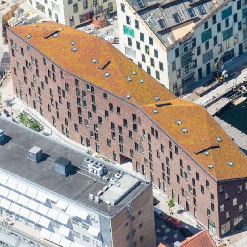Krøyers Plads på Christianshavn lige ud til Inderhavnen