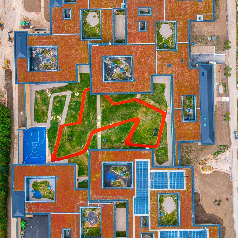 I byggeriet af Psykiatrisk Center Sct. Hans er naturen og den ro, naturen skaber, tænkt ind i det arkitektoniske udtryk